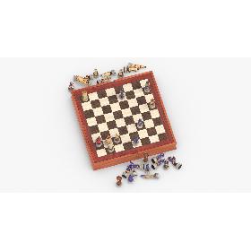 3D model Chess Board Set 01 Pose 12